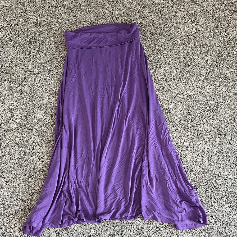 LuLaRoe Purple Maxi Skirt Women’s S